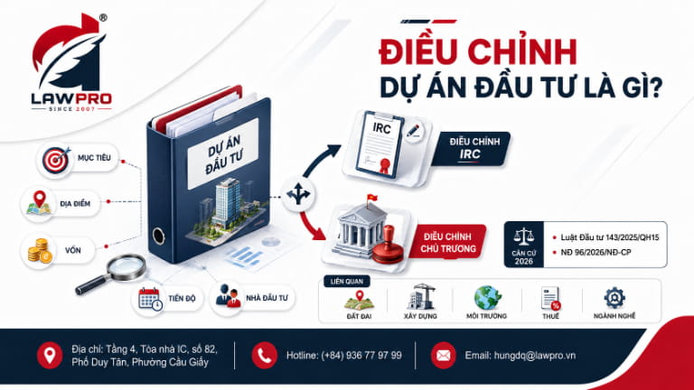 Điều chỉnh dự án đầu tư là gì?